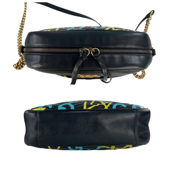 Gucci Marmont Ghost Leather Crossbody Bag - Picture 6 of 9